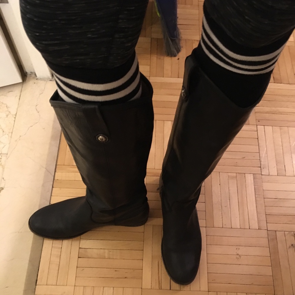 Frye tall boots.